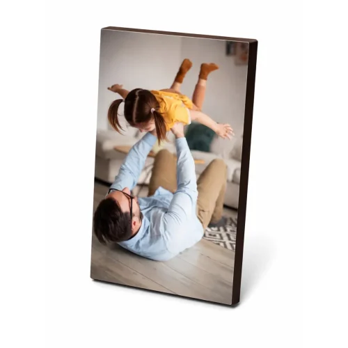 Magnes drewniany ze zdjęciem 5x8cm